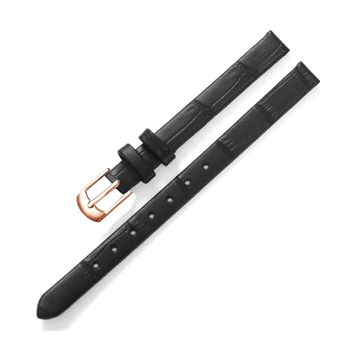 Breyhda Zartes Damen-Uhrenarmband – 8 mm, 10 mm, Ersatzarmband aus Leder, Zubehör,8mm von Breyhda