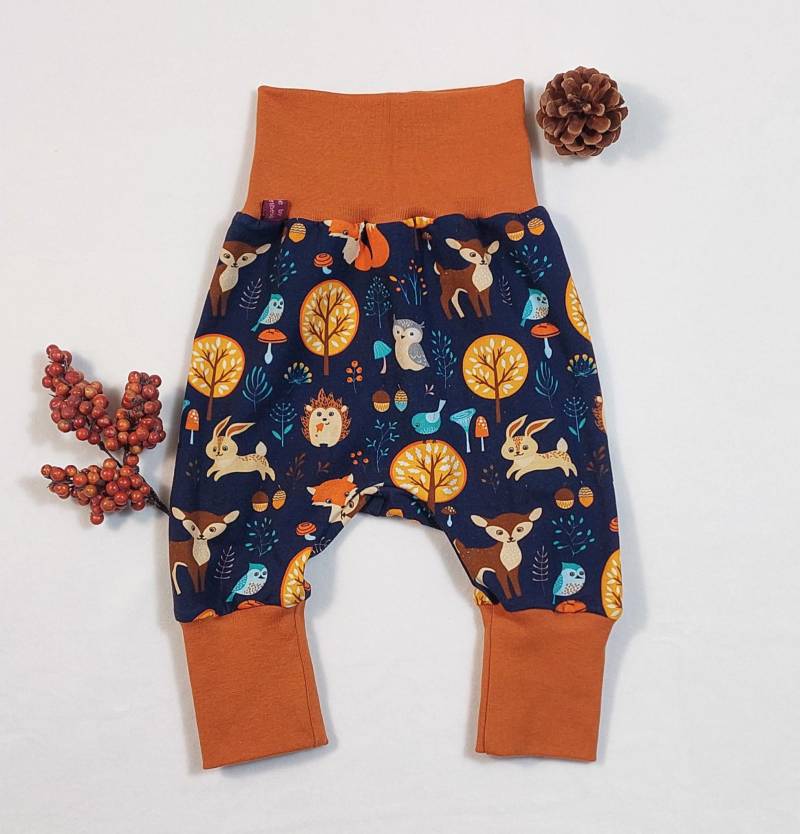 Pumphose Baby Kinder Herbst Fuchs von Brezelheidi