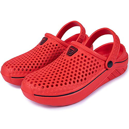 Brfash Clogs Pantoletten Sommer Hausschuhe Gartenschuhe Mesh Sandalen Home Slippers AntiRutsch Badeschuhe Strand Aqua Slippers für Damen Herren von Brfash