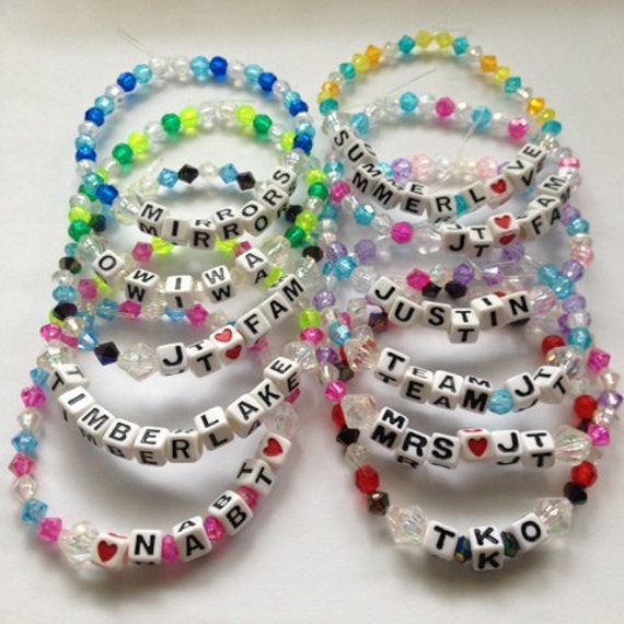 Justin Timberlake Fan Armband Justin Timberlake Fan Armband von BriZBracelets