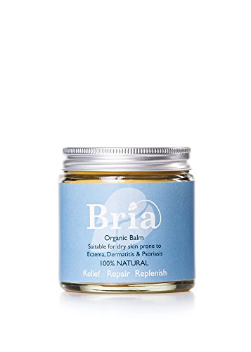 100% natürlicher biologischer beruhigender Balsam von Bria für Haut, die zu Ekzemen neigt und trocken ist, geeignet für Erwachsene, Kinder & Babies - geruchlos (60ml) von Bria