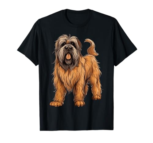 Briard Dog Denkmal für Mama Papa Welpenzüchter T-Shirt von Briard Dog Tees NYC