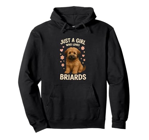 Nur EIN Mädchen, das Briard liebt Pullover Hoodie Nur EIN Mädchen, das Briard liebt Pullover Hoodie von Briard Dog