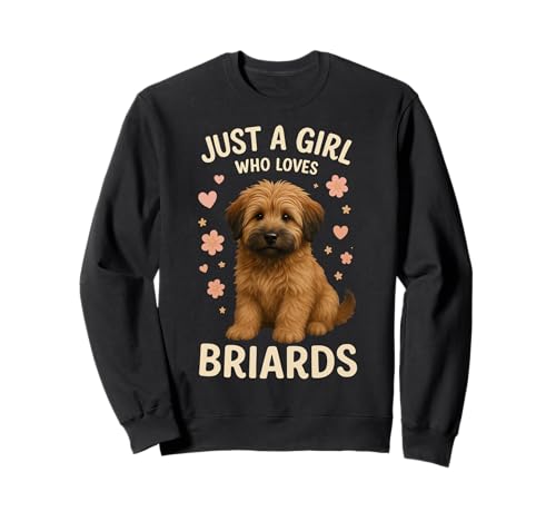 Nur EIN Mädchen, das Briard liebt Sweatshirt Nur EIN Mädchen, das Briard liebt Sweatshirt von Briard Dog
