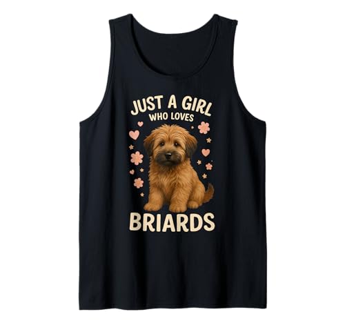 Nur EIN Mädchen, das Briard liebt Tank Top Nur EIN Mädchen, das Briard liebt Tank Top von Briard Dog