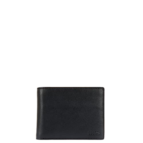 Bric's Bernina Horizontale Herren-Brieftasche aus Leder mit RFID-Schutz, Münzfach, Fach für Geldscheine und 16 Kartenfächer, Größe: 9,5 cm x 12,5 cm x 2,5 cm, Schwarz von Bric's