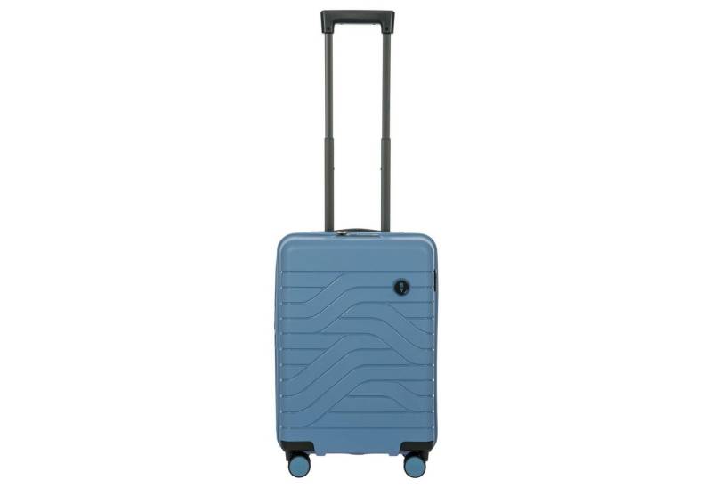Bric's Handgepäck-Trolley BY Ulisse - 4-Rollen-Kabinentrolley 55 cm (grey blue), 4 Rollen Rollen von Bric's