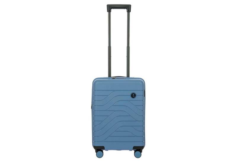 Bric's Handgepäck-Trolley BY Ulisse - 4-Rollen-Kabinentrolley 55 cm erw. (grey blue), 4 Rollen Rollen von Bric's