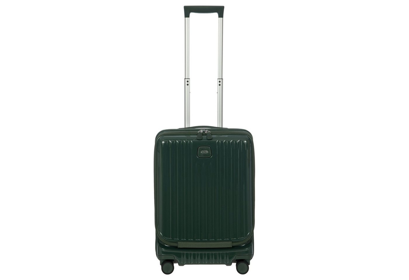 Bric's Handgepäck-Trolley Positano - 4-Rollen Kabinentrolley 55 cm USB erw. (emerald green), 4 Rollen Rollen von Bric's