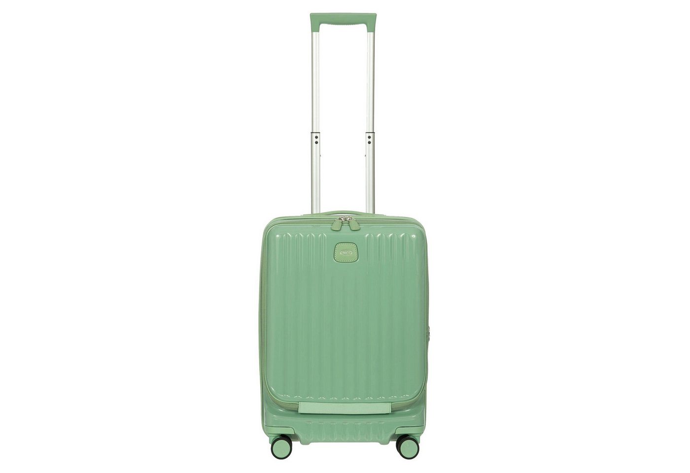 Bric's Handgepäck-Trolley Positano - 4-Rollen Kabinentrolley 55 cm USB erw. (salbei), 4 Rollen Rollen von Bric's
