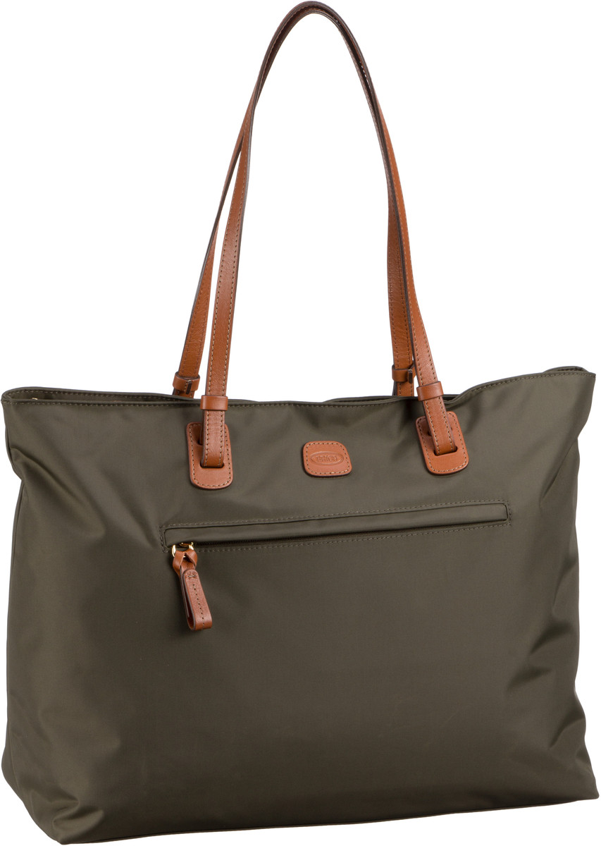 Bric's X-Travel Shopper 43348  in Oliv (16.4 Liter), Handtasche von Bric's