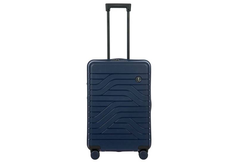 Bric's Koffer BY Ulisse - 4-Rollen-Trolley 65 cm erw. (blue), 4 Rollen Rollen von Bric's