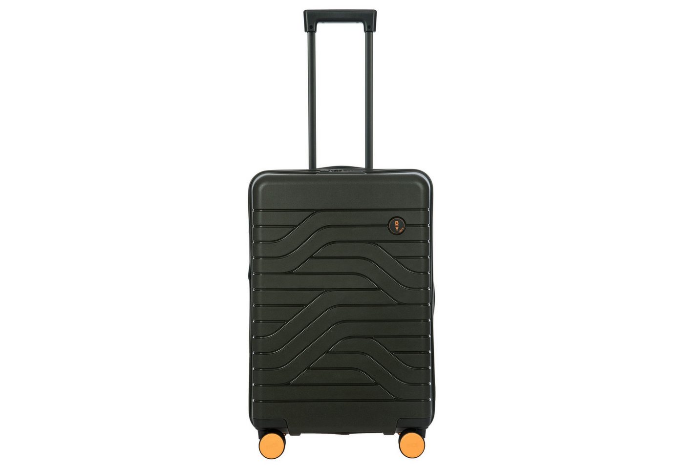 Bric's Koffer BY Ulisse - 4-Rollen-Trolley 65 cm erw. (olive), 4 Rollen Rollen von Bric's