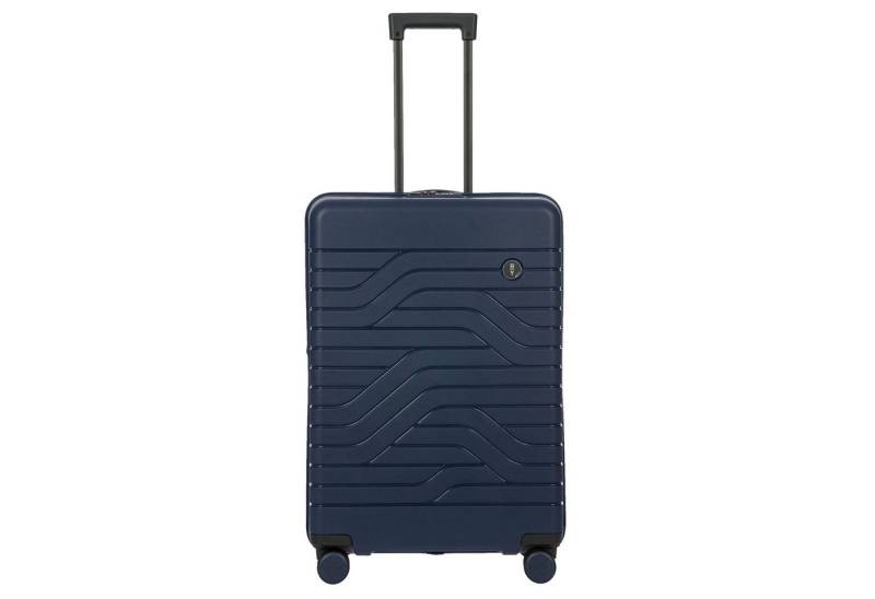 Bric's Koffer BY Ulisse - 4-Rollen-Trolley 71 cm erw. (blue), 4 Rollen Rollen von Bric's