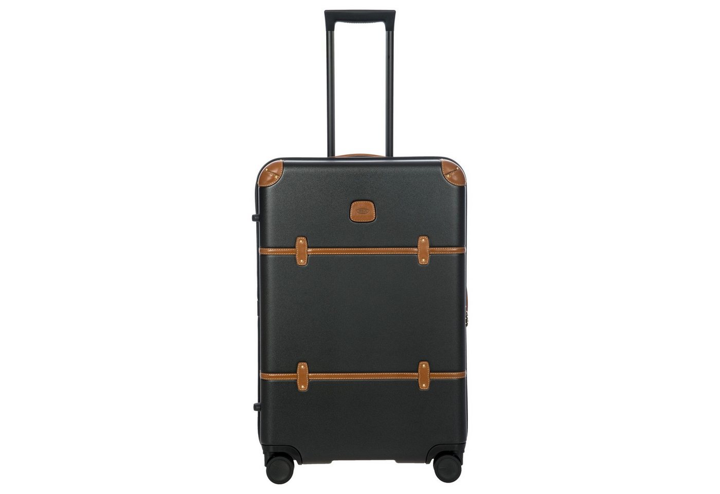 Bric's Koffer Bellagio - 4-Rollen-Trolley 70.5 cm erw. recycelt (black/tan), 4 Rollen Rollen von Bric's