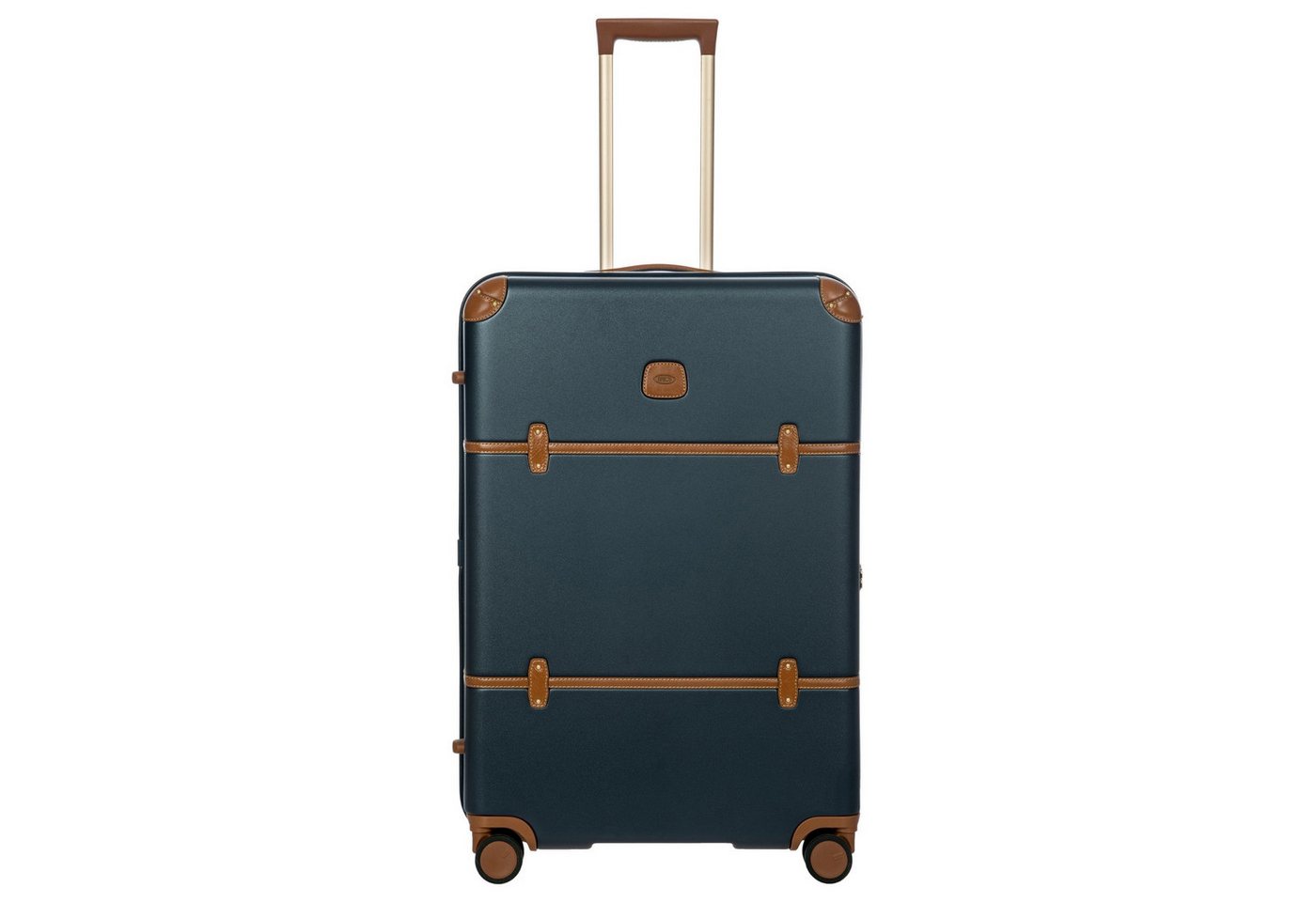 Bric's Koffer Bellagio - 4-Rollen-Trolley 76 cm erw. recycelt (blue/tan), 4 Rollen Rollen von Bric's