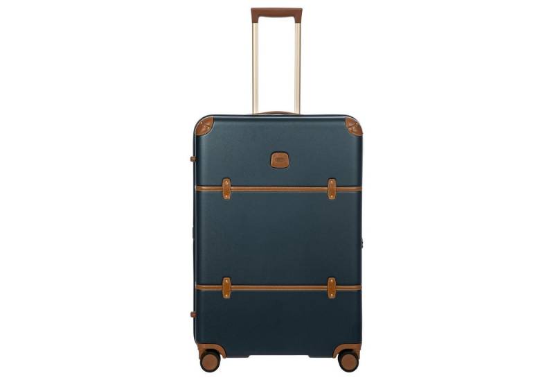 Bric's Koffer Bellagio - 4-Rollen-Trolley 76 cm erw. recycelt (blue/tan), 4 Rollen Rollen von Bric's