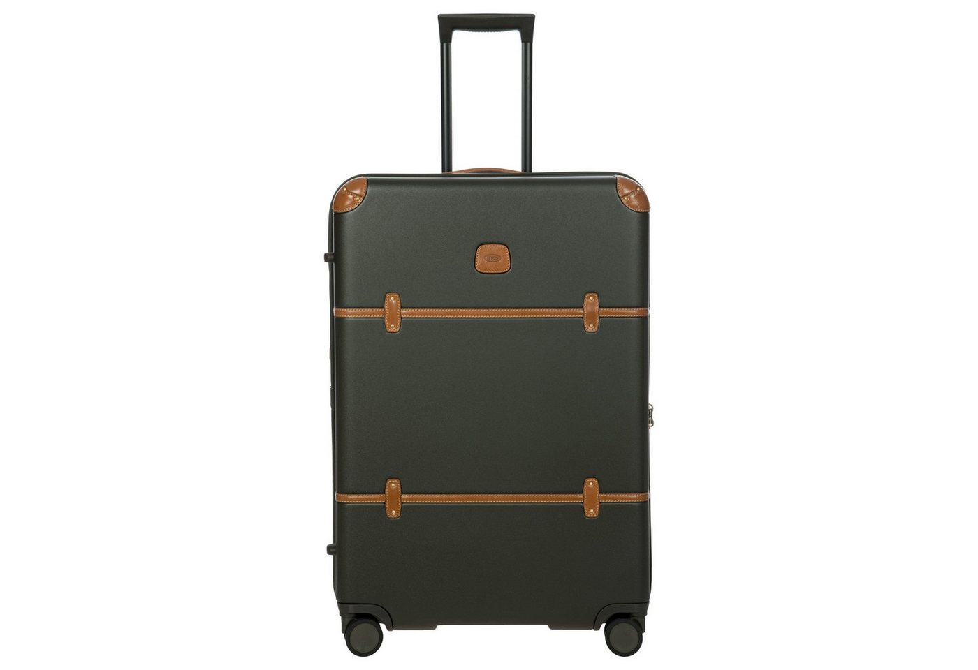Bric's Koffer Bellagio - 4-Rollen-Trolley 76 cm erw. recycelt (olive), 4 Rollen Rollen von Bric's
