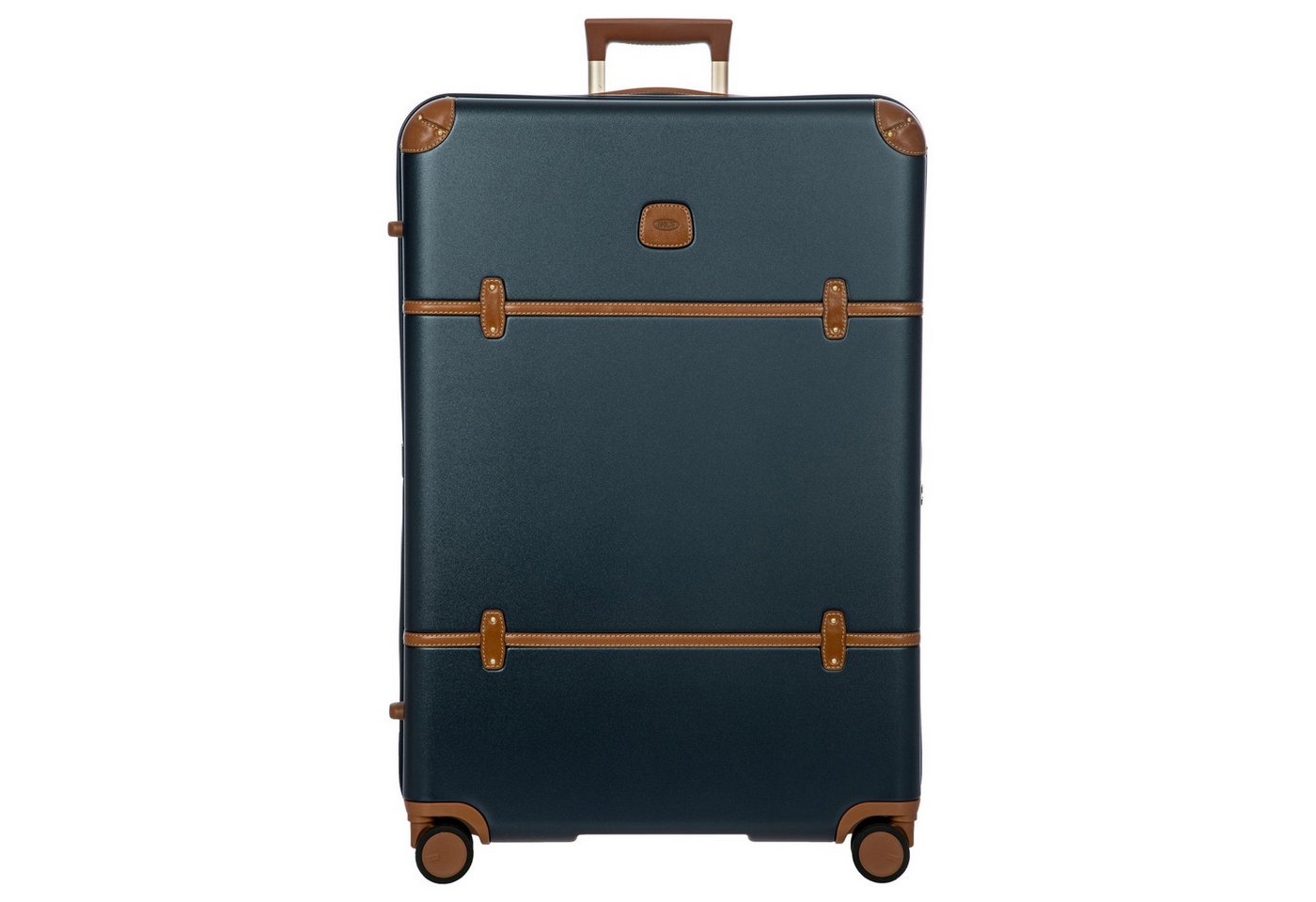 Bric's Koffer Bellagio - 4-Rollen-Trolley 82 cm erw. recycelt (blue/tan), 4 Rollen Rollen von Bric's