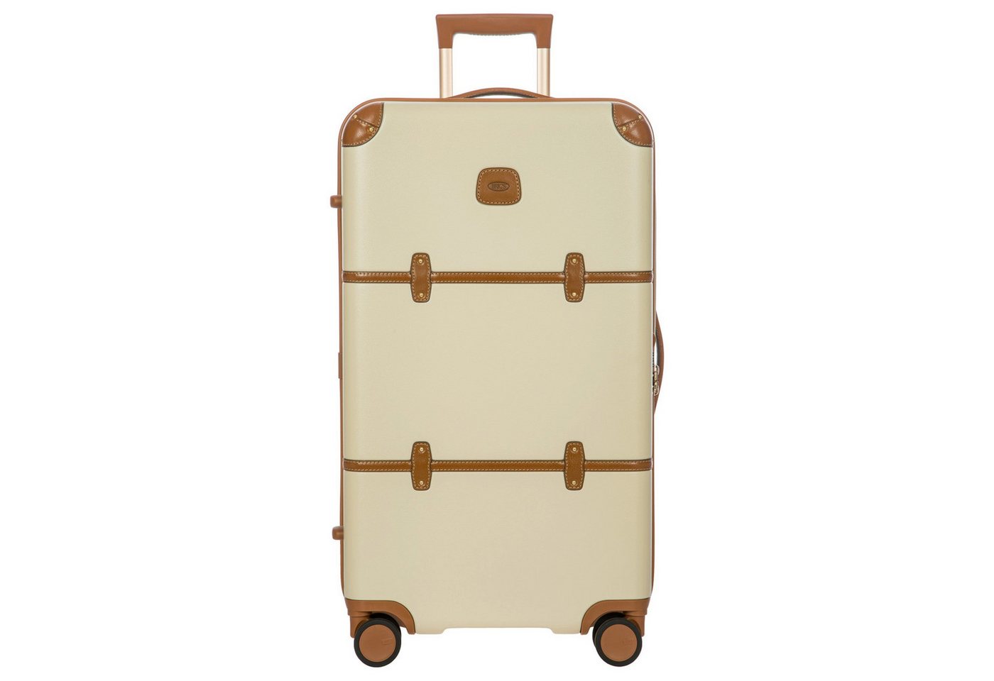 Bric's Koffer Bellagio Trunk - 4-Rollen-Trolley 74 cm recycelt (cream), 4 Rollen Rollen von Bric's