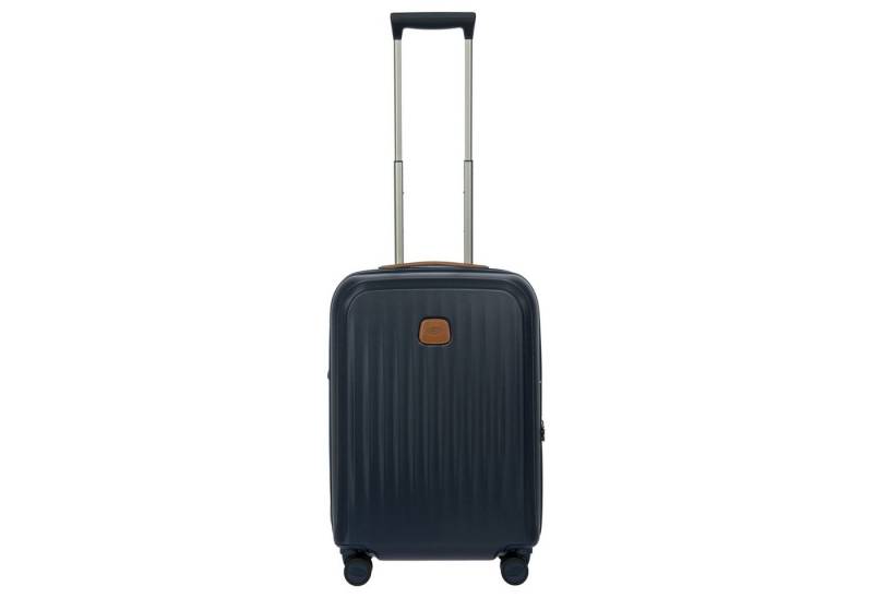 Bric's Koffer Taormina - 4-Rollen-Kabinentrolley S 55 cm erw. USB (blau), 4 Rollen Rollen von Bric's