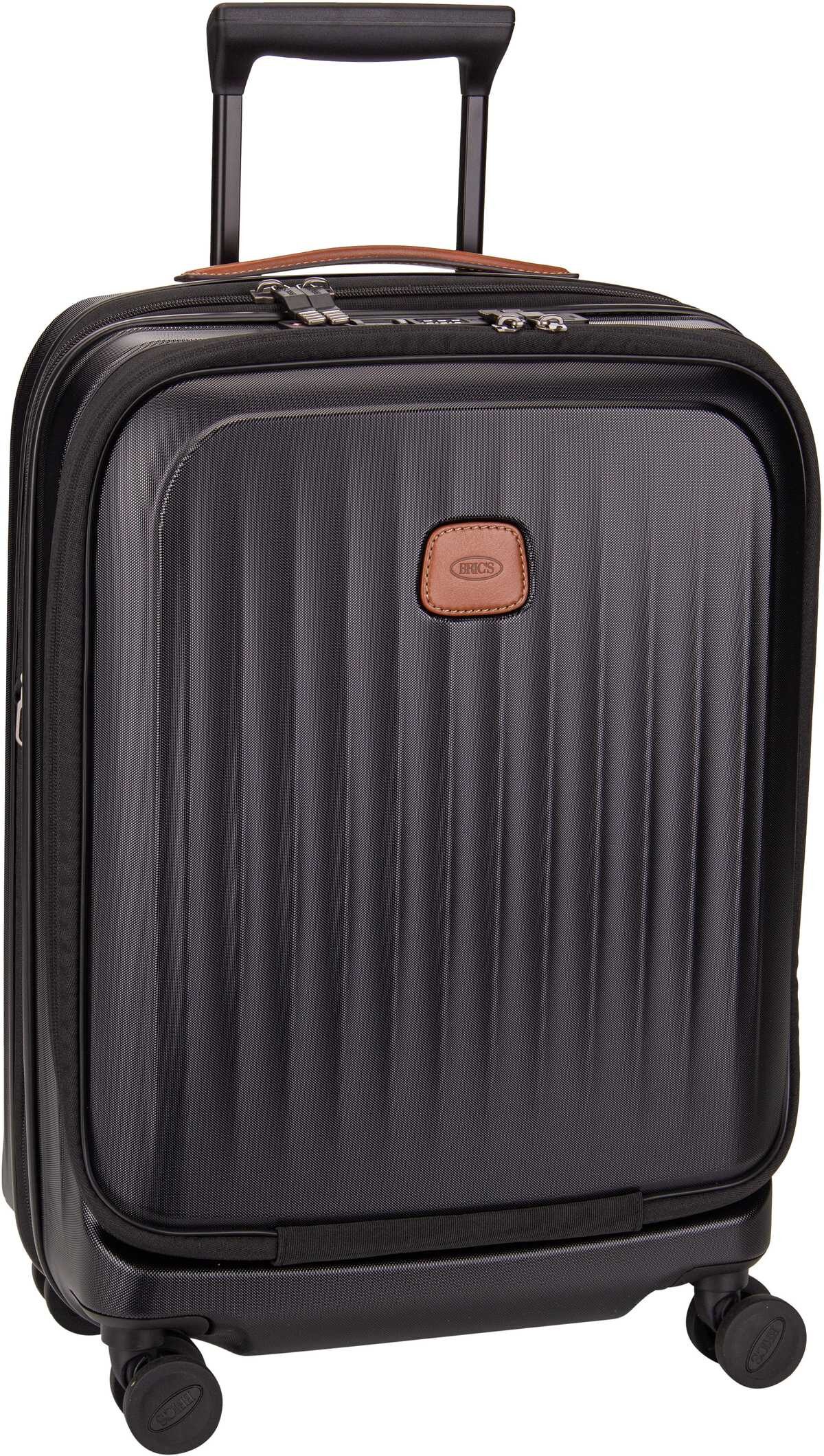Bric's Taormina Trolley 55 Exp.Vortasche  in Schwarz (52.8 Liter), Handgepäck von Bric's