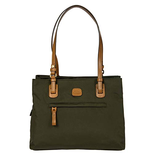 Bric's Mittelgroßer Shopper X-Bag, Einheitsgröße.Olive von Bric's