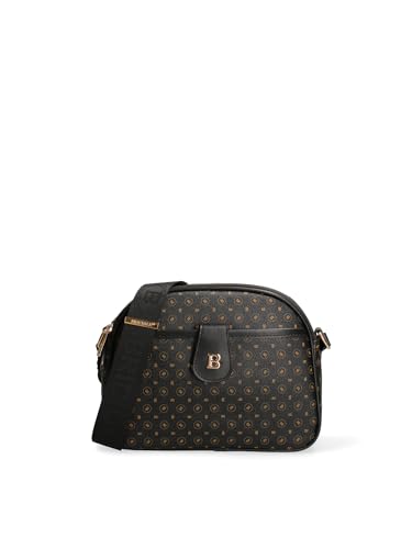 Briciole Umhängetasche für Damen aus Polyurethan 27 x 20 x 9 cm Schwarz von Briciole