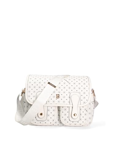 Briciole Umhängetasche für Damen aus Polyurethan 29 x 18 x 12 cm Weiß von Briciole