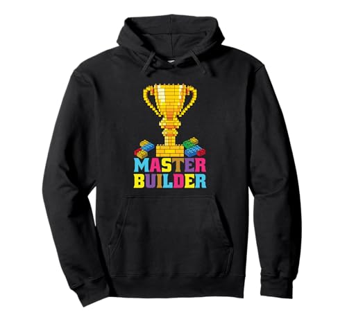 Master Builder Trophäe Block Building Brick Builder Kids Pullover Hoodie von Brick Builder Master Builder Kids Playing Blocks