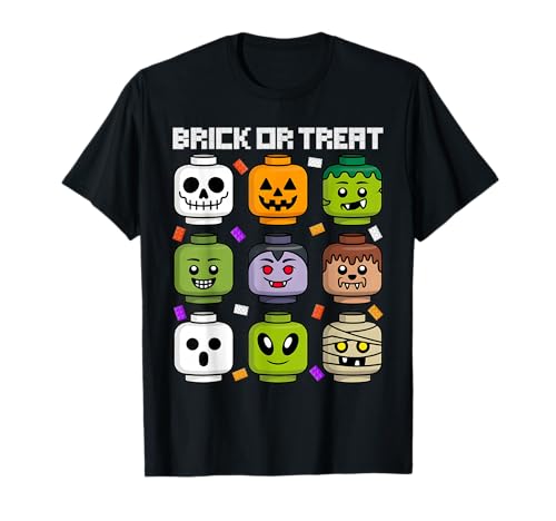 Brick or Treat Halloween Master Builder Blocks Building für Kinder T-Shirt Brick or Treat Halloween Master Builder Blocks Building für Kinder T-Shirt von Brick or Treat Halloween Master Builder Tee.