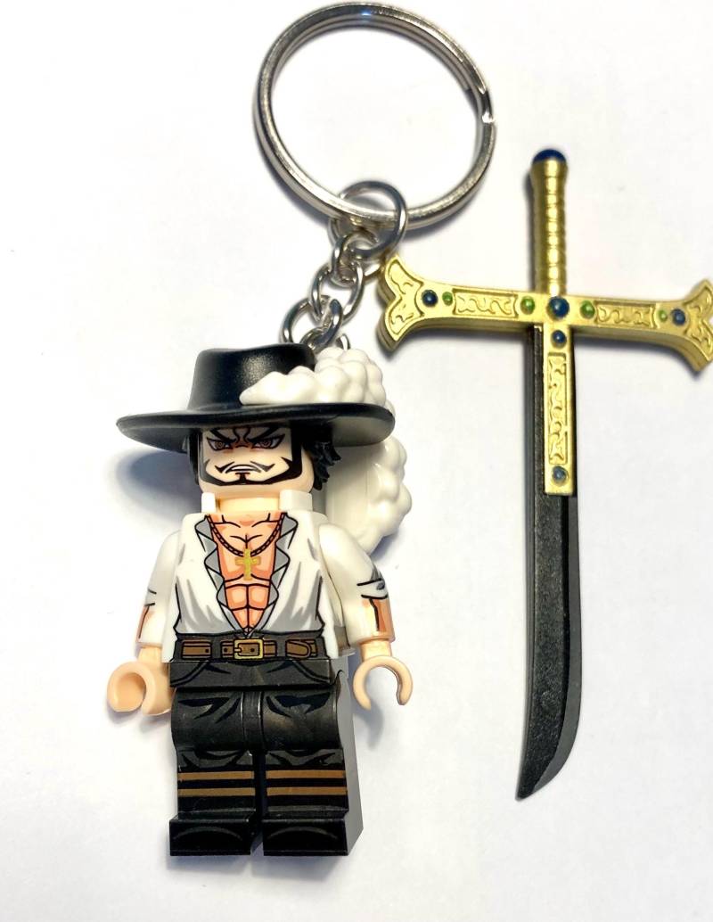 Dracule Mihawk Minifigur Schlüsselanhänger von BrickChica