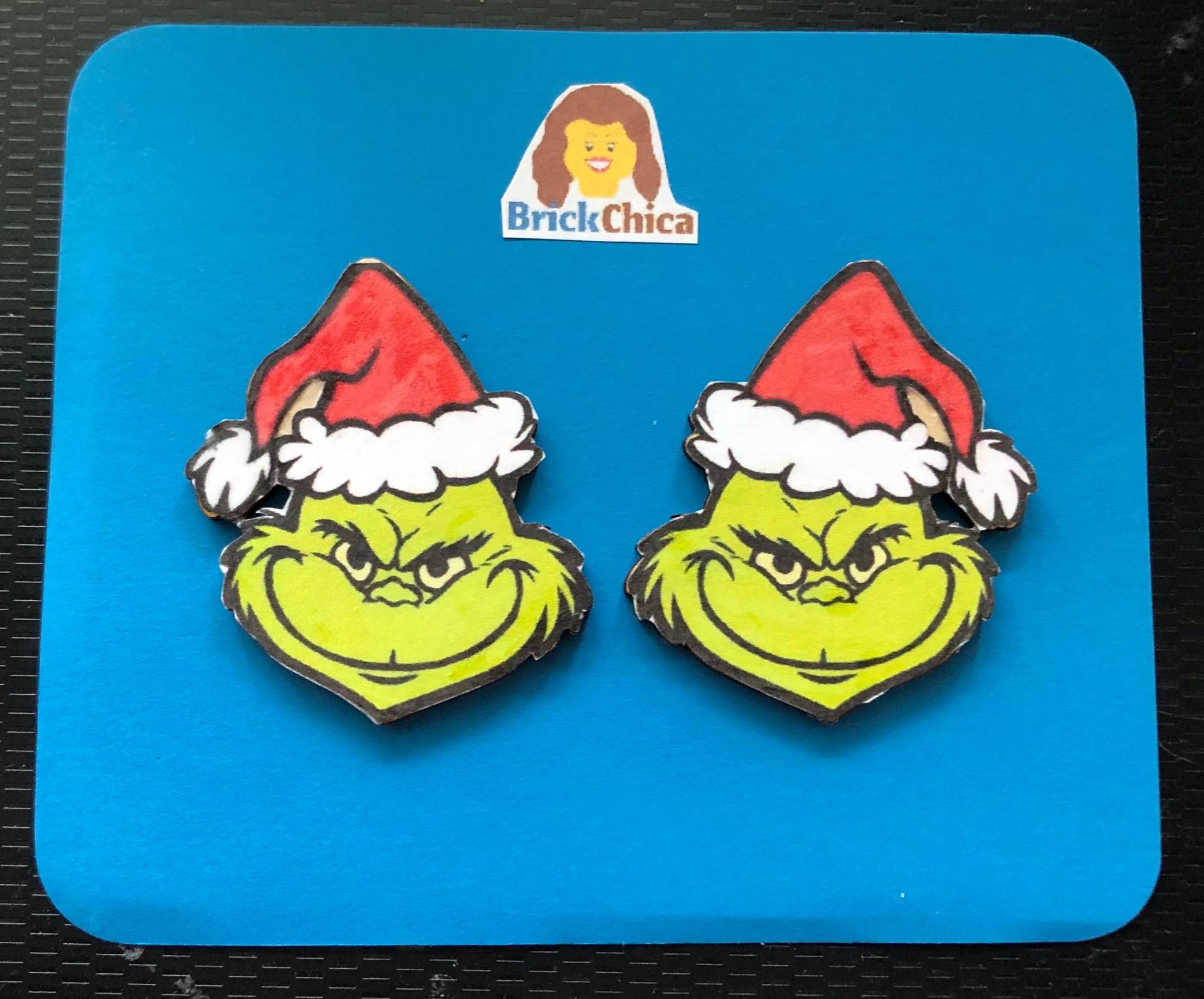 Grinch Ohrringe von BrickChica