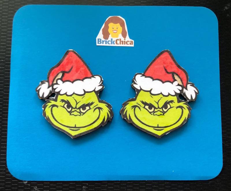 Grinch Ohrringe von BrickChica