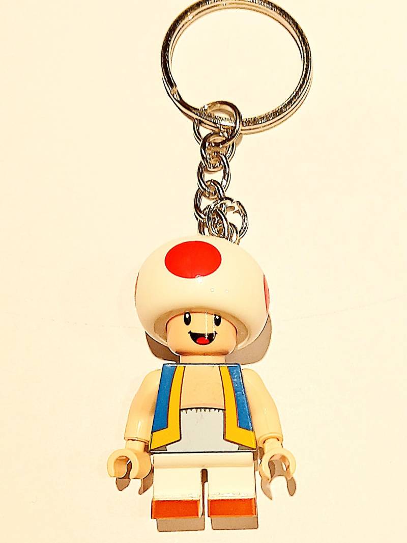 Kröte | Super Mario Minifigur Schlüsselanhänger von BrickChica