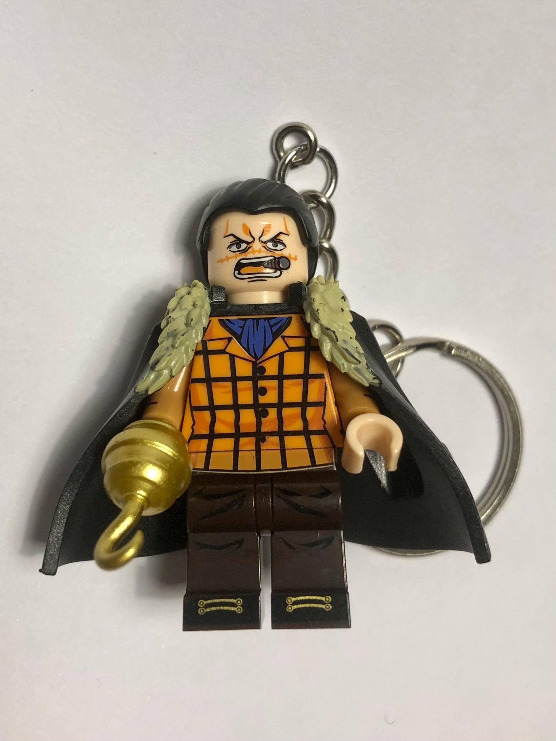 Sir Crocodile Minifigur Schlüsselanhänger von BrickChica