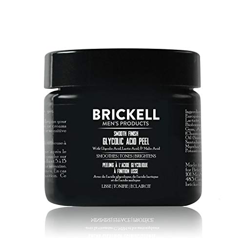 Brickell Men's Glattes Glykolsäure-Peeling Für Männer, Natürlich und Organisch, Anti-Aging-Peeling Gegen Falten, 59 Milliliters, Duftend von Brickell Men's Products