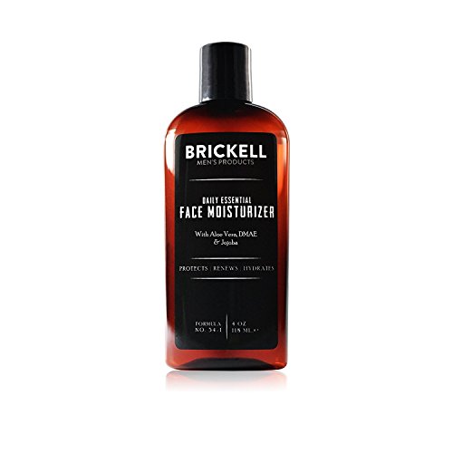 Brickell Men‘s Daily Essential Face Moisturizer - Natürliche & organische Feuchtigkeitscreme - Männer Gesichtscreme - Mit Hyaluronsäure, Grüntee Extrakt & Jojobaöl - 118 ml - Unparfümiert von Brickell Men's Products
