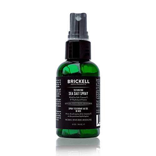 Brickell Men's Texturizing Sea Salt Spray - Natürlich & organisch - Alkoholfrei - Männer Texturspray für mehr Volumen und den ultimativen Surfer und Beachlook - Salzspray für Haare, 59 mL von Brickell Men's Products