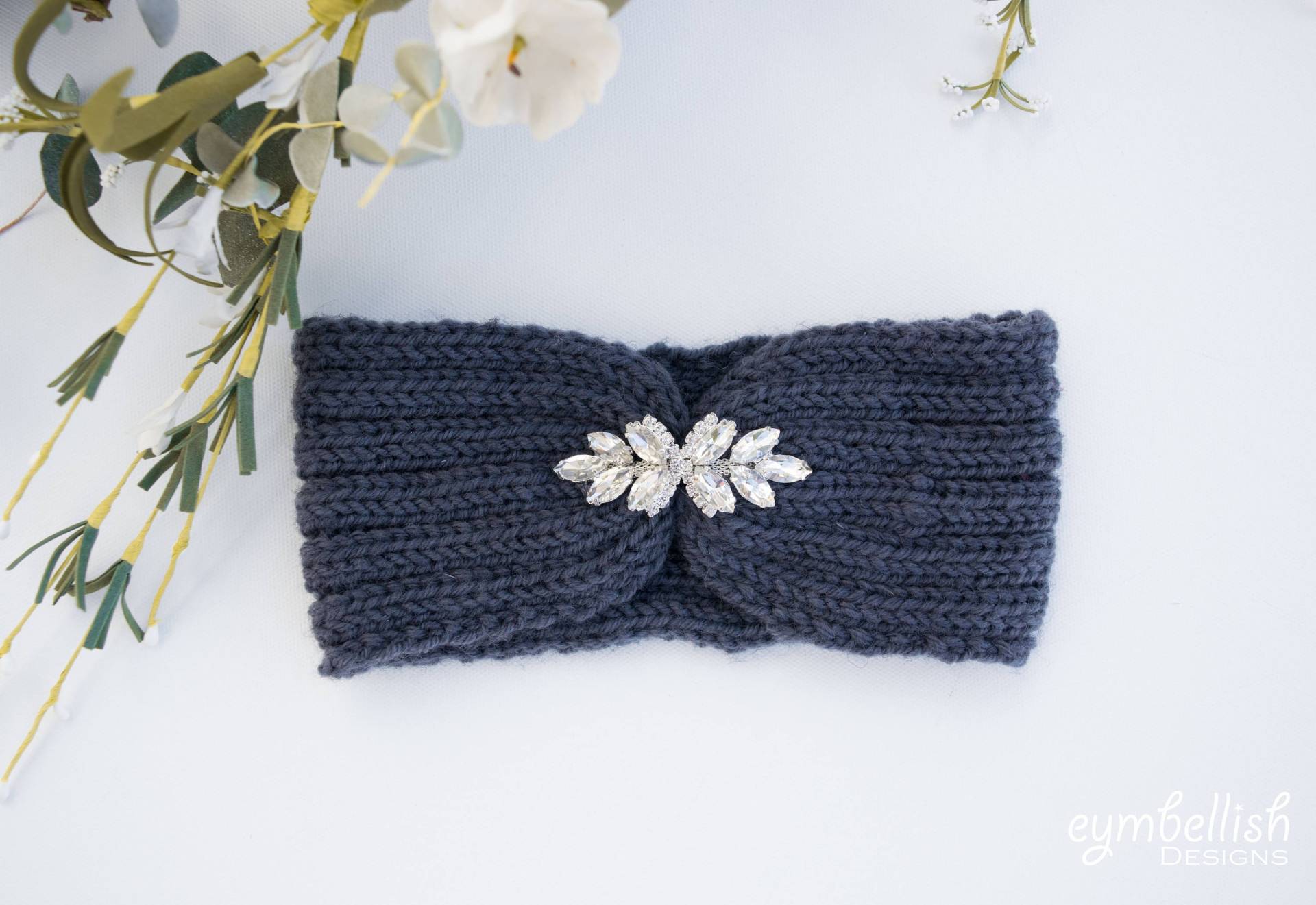 Wintermütze - Gestricktes Winter-Stirnband Mit Bling Verzierte Strickmütze Weihnachtsgeschenk Für Frauen, Teenager, Mädchen Herbst-Winter-Mode Wintermütze - Gestricktes Winter-Stirnband Mit Bling Verzierte Strickmütze Weihnachtsgeschenk Für Frauen, Teenager, Mädchen Herbst-Winter-Mode von BridalBeltsandSashes