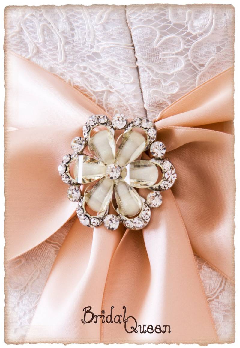 Kristall-Brosche, Große Kristall Brosche, Hochzeit Strass-Brosche, Brosche Hochzeit, Kleid, Braut Ahle von BridalQueen