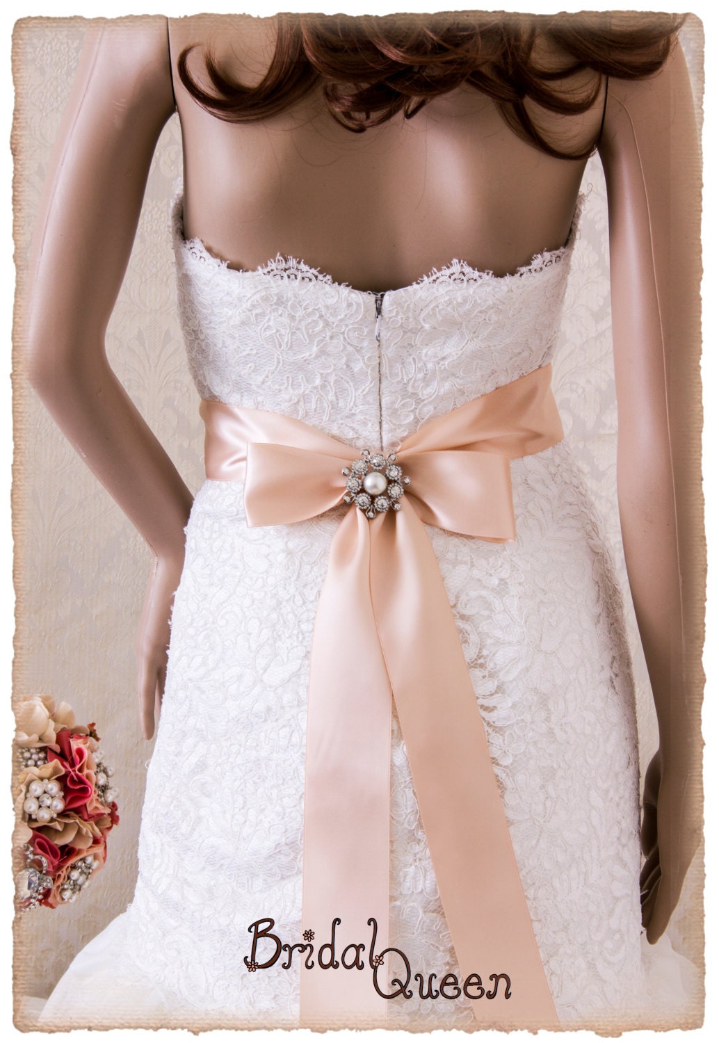 Kristall Und Perle Brosche Für Brautschärpe, Braut Schärpe Brosche, Hochzeitsbrosche, Pin von BridalQueen