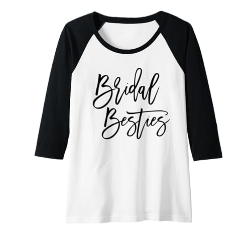 Damen Braut Romantische und verspielte Junggesellinnenabschied Raglan von Bride Romantic Bachelorette Party