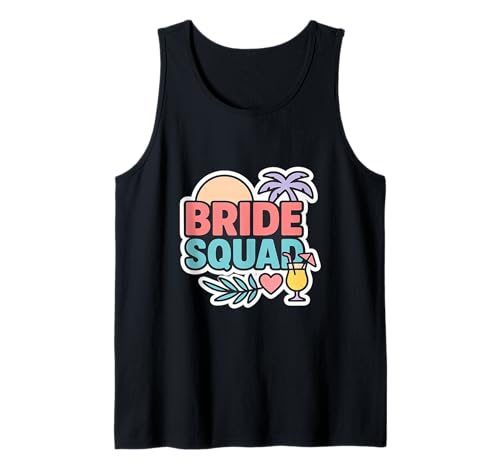 Bride Squad Hochzeitsring für Mädchen Tank Top von Bride Squad Crew Apparel