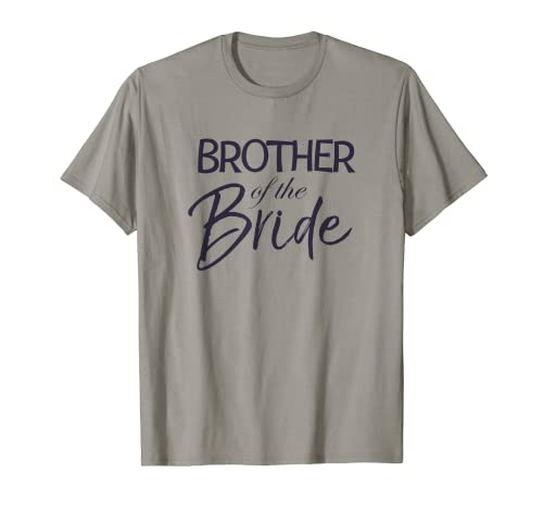 Bruder der der Braut Brautschmuck Hochzeit Junggesellenabschied Geschenk Männer T-Shirt Bruder der der Braut Brautschmuck Hochzeit Junggesellenabschied Geschenk Männer T-Shirt von Bride & Groom Wedding Party Co.