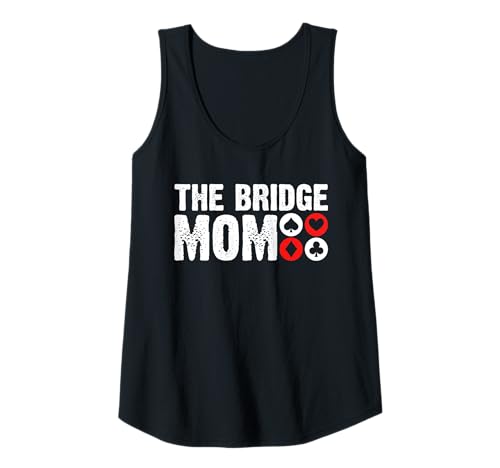 Damen The Bridge Mom Mothers Day Player Card Game Tank Top von Bridge Kartenspiel Designs Spieler Idee