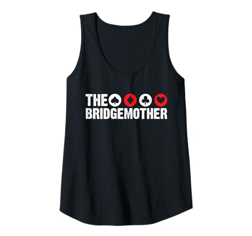 Damen The Bridge Mother Mom Mothers Day Player Card Game Tank Top von Bridge Kartenspiel Designs Spieler Idee