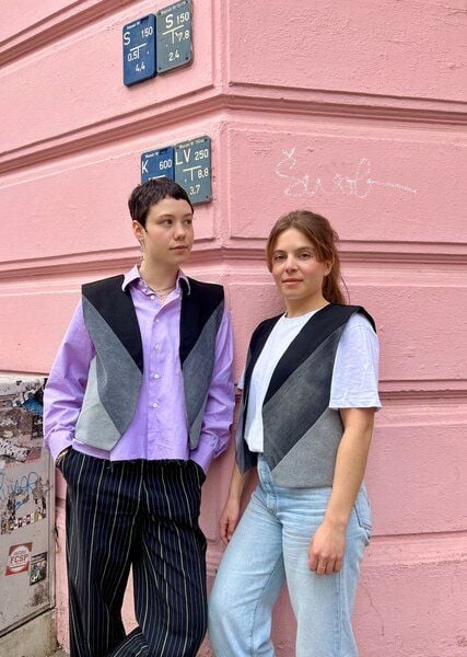 Bridge&Tunnel Weste minimal black von Bridge&Tunnel