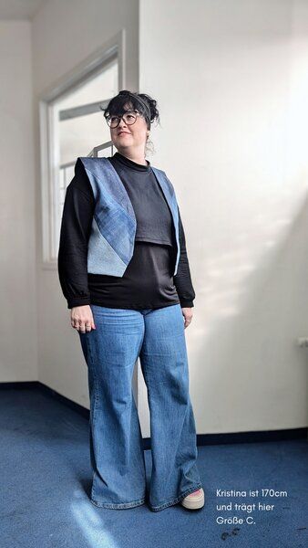 Bridge&Tunnel Weste minimal blue von Bridge&Tunnel