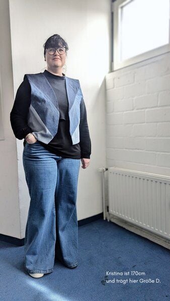 Bridge&Tunnel Weste minimal blue von Bridge&Tunnel